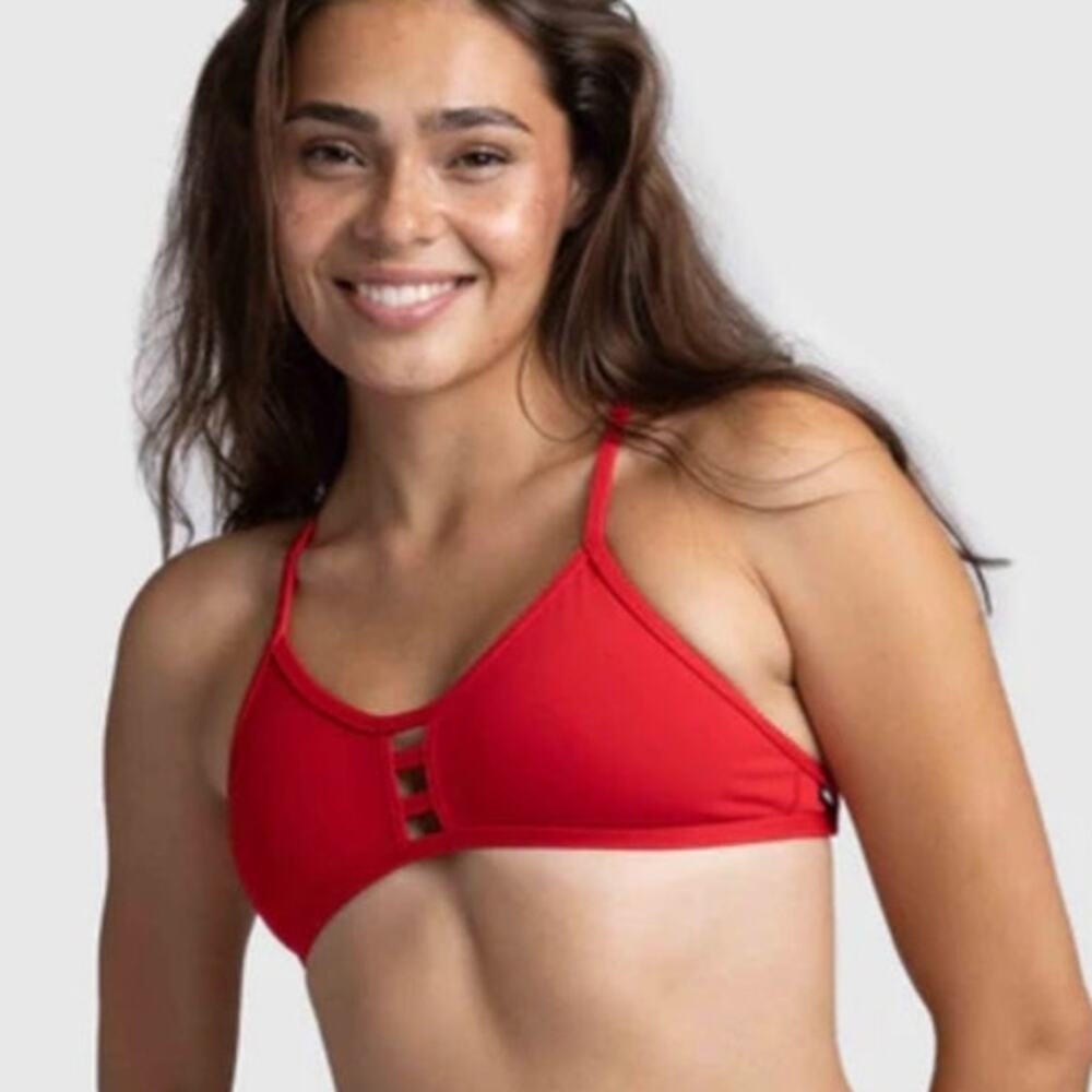 Jolyn Tomcat bikini top red size XL